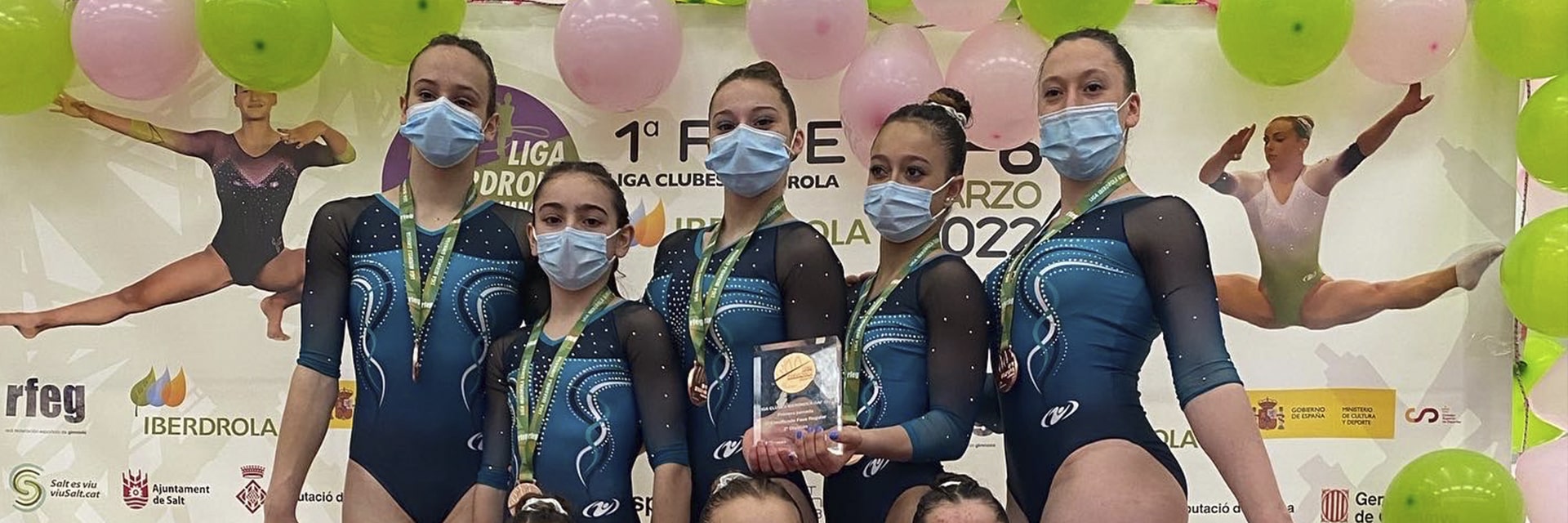 Debut en podium en segunda division de la liga Iberdrola de artistica femenina.